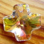 Crystal AB krzyż 6866