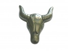 910386 Kaboszon hematyt byk ok.: 46x40x7mm