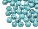 910418 Kaboszon turkus ok.: 4mm 8szt