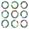 910437 Kaboszon Paua Abalone 14,5x12,5mm