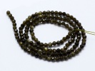 Obsydian kulka fasetowana 3mm sznur